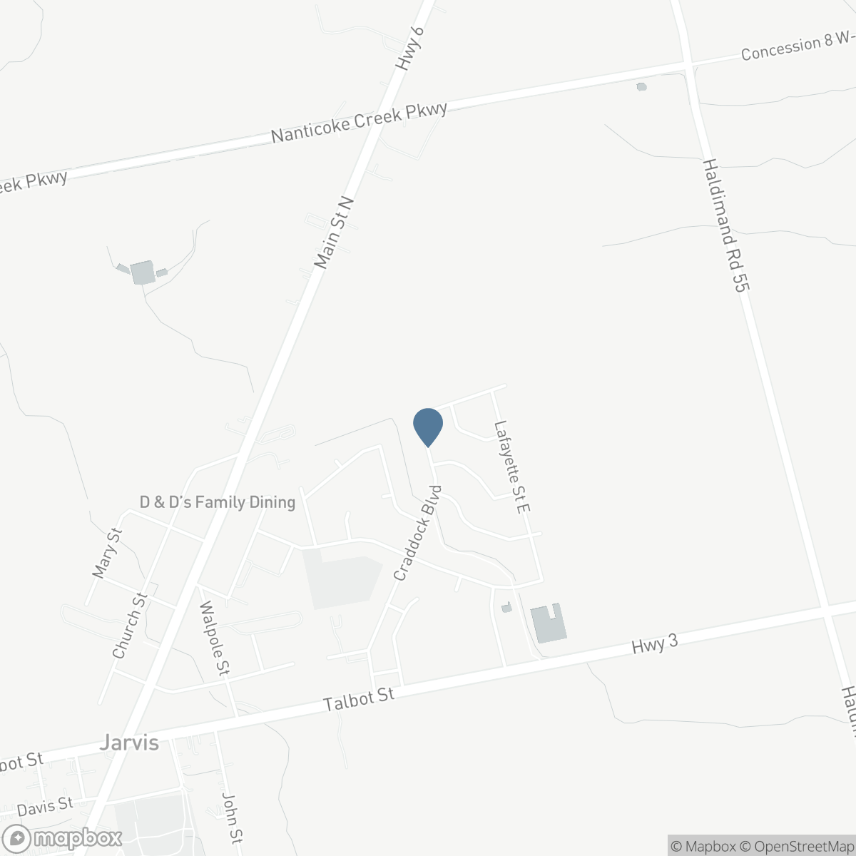 100 CRADDOCK Boulevard, Jarvis, Ontario N0A 1J0